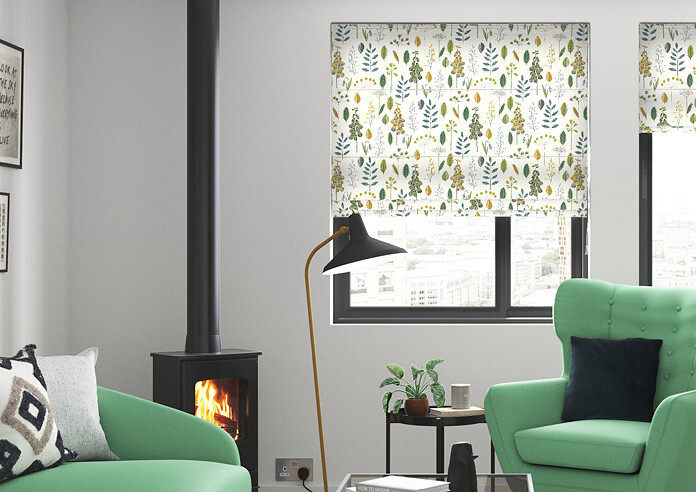 Amala, Spruce - Roman Blind - Image 3